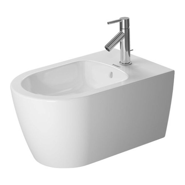 Duravit Me by Starck Биде подвесное 570х370 мм,  с 1 отв. под смеситель, с креплением, цвет: белый