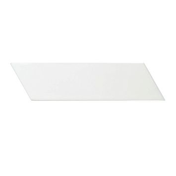 Керамическая плитка Equipe Chevron Wall White Right Matt 5,2x18,6