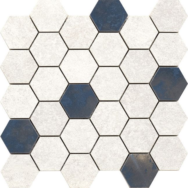 Керамическая плитка Peronda Decor Grunge White Mat Hexa AS 28,3x29,4