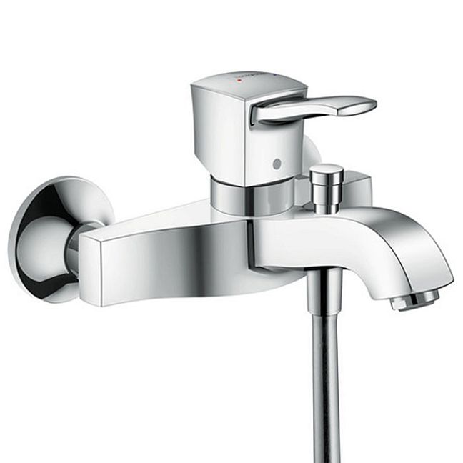 Смеситель для ванны Hansgrohe Metropol Classic однорычажный с рычаговой рукояткой, ВМ, цвет: хром