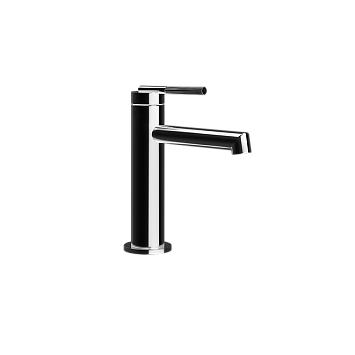 Смеситель для раковины Gessi Ingranaggio с донным клапаном, цвет Black XL (черный).