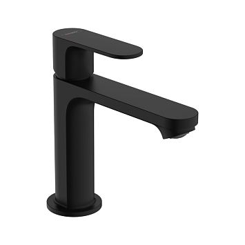 Hansgrohe Rebris S Смеситель для раковины 110 со сливным гарнитуром черный 72517670