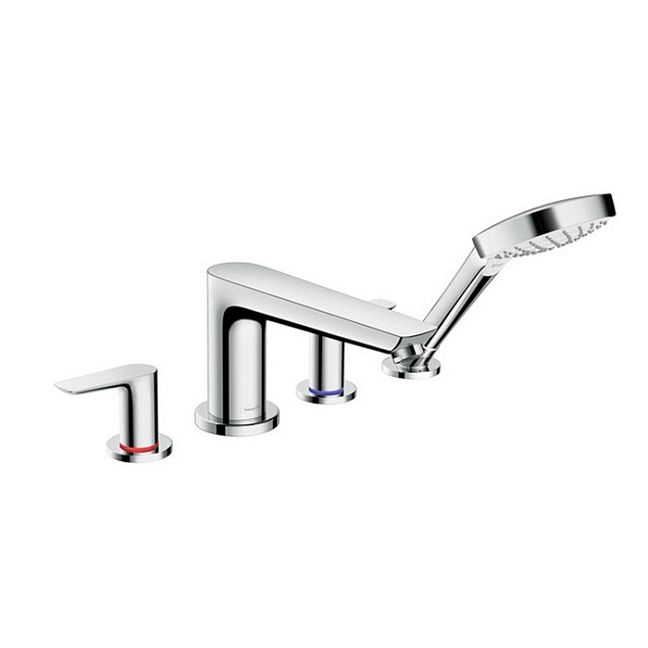 Смеситель на край ванны Hansgrohe Talis E, на 4 отверстия, цвет: хром