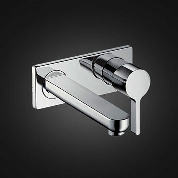 Смеситель для раковины Hansgrohe Metris S однорычажный, излив 225 мм, СМ, внешняя часть, цвет: хром