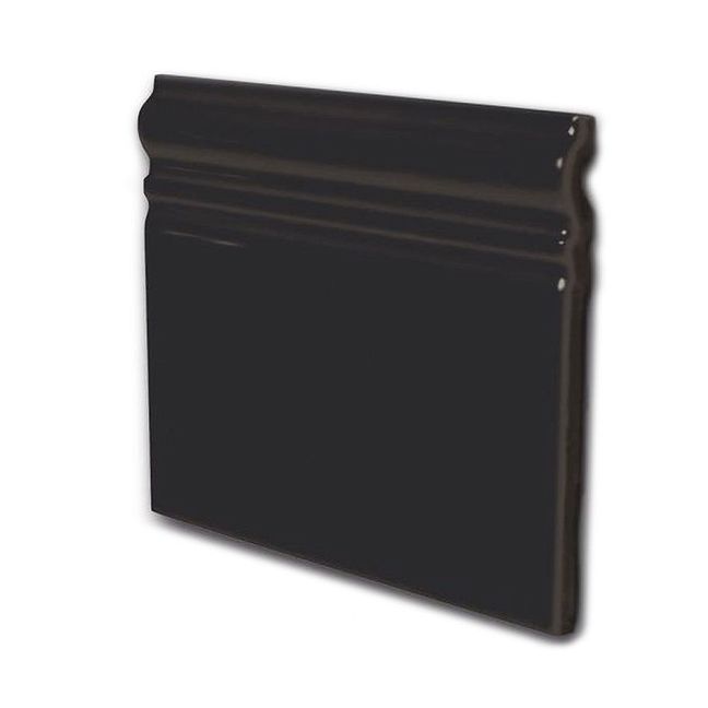 Керамическая плитка Equipe In Metro Skirting Negro Brillo 15x15