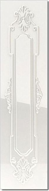 Керамическая плитка LaDiva Сeramiche Elena Boiserie 02 Latte Lucido 20x80