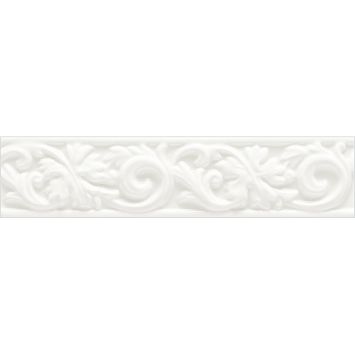 Бордюр Ceramiche Grazia Essenze Voluta Bianco Craquele 6x26