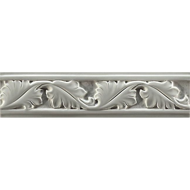 Бордюр Ceramiche Grazia Formae Foliage Diamond Steel 6,5x26