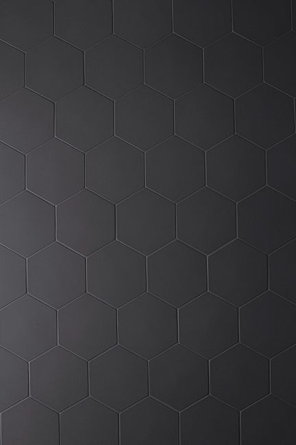 Керамогранит Mutina Phenomenon Hexagon Nero Matt 14,5x16,5