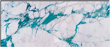 Стеклянная плитка Sicis Vetrite Electric Marble Cal Turchese 120x280