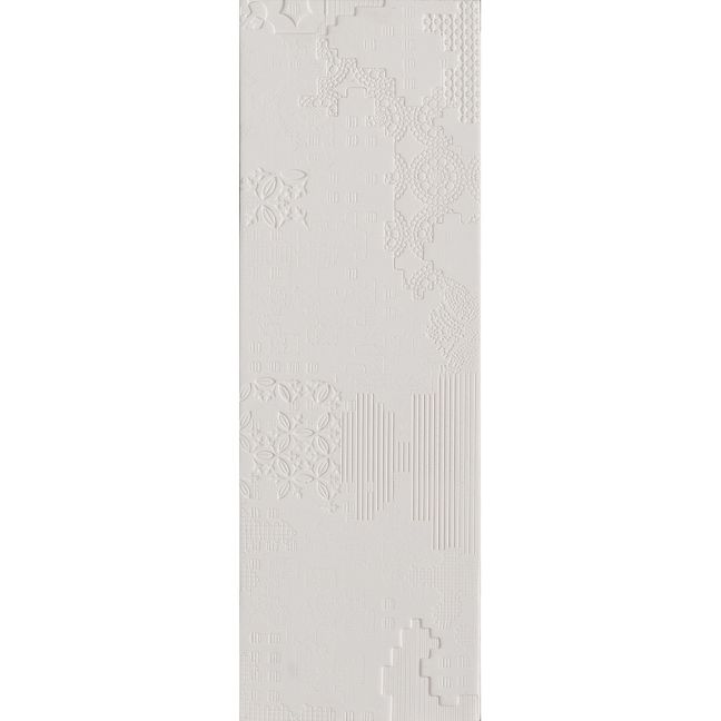 Керамогранит Mutina Bas Relief Patchwork Relief Bianco Matt 18x54