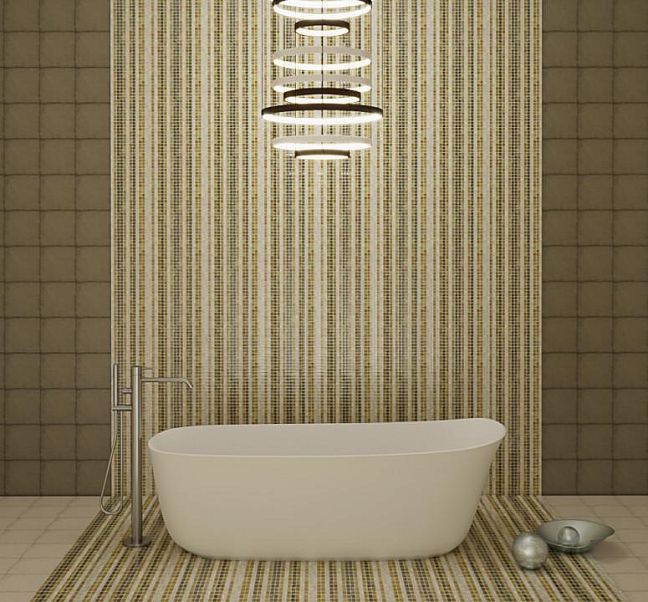 Стеклянная мозаика Art&Natura Stringhe Mosaic Di Mare 8 29,5x29,5