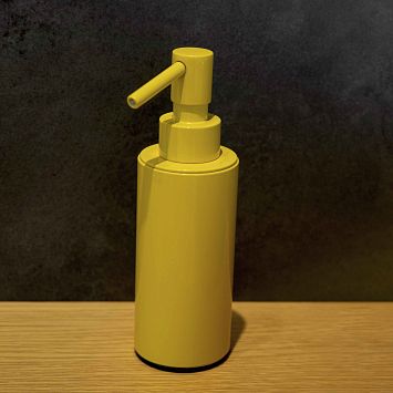 EXPO Bongio Дозатор для жидкого мыла настольный, отделка в желтом цвете