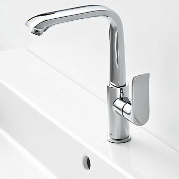 Смеситель для раковины Hansgrohe Metris 230, однорычажный, cо сливным клапаном Push-Open, цвет: хром