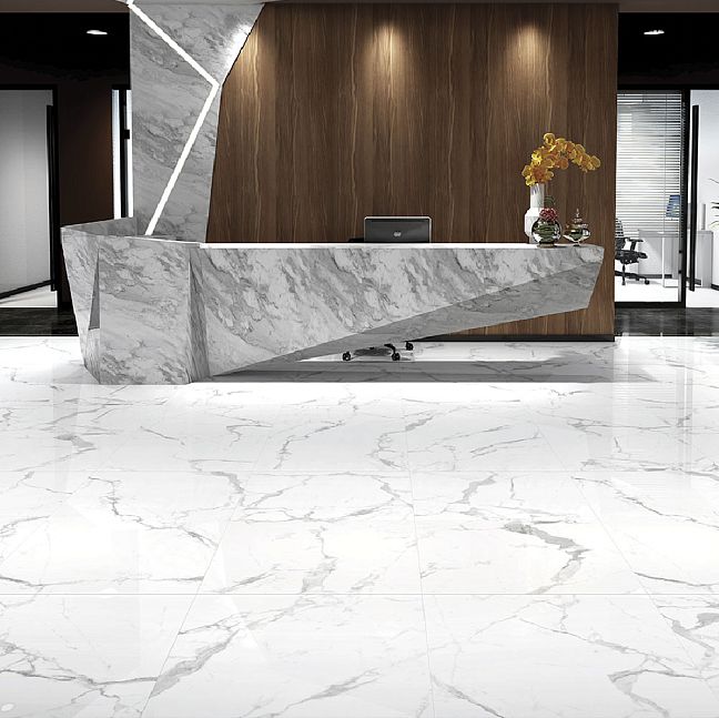 Керамогранит Art&Natura Ceramica Marmo Calacatta Vagli 60x120х0,9 Super White Glossy