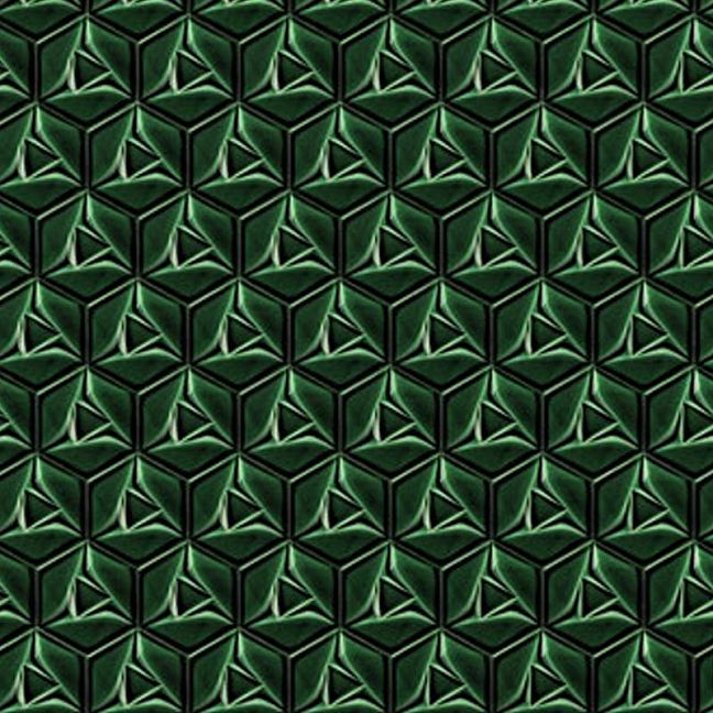 Керамическая плитка Etruria Design Concetto Spaziale Esagono Emerald Green (Craquele) 1° Scelta 16x18,5