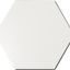 Керамогранит Equipe Hexatile Blanco Mate Mat 17,5x20