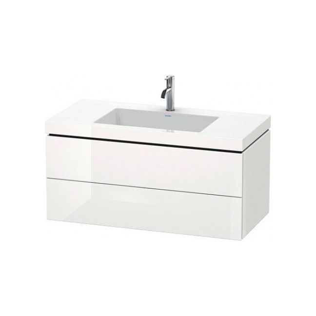 Duravit LC База с раковиной Vero Air 500x1000x480,  2 выдв.ящика, High Gloss, цвет: белый