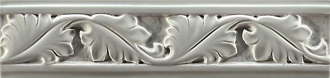 Бордюр Ceramiche Grazia Formae Foliage Diamond Steel 6,5x26