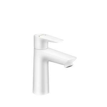 Смеситель для раковины Hansgrohe Talis E 110, на 1 отв, с донным клапаном, излив 112мм, цвет: белый матовый