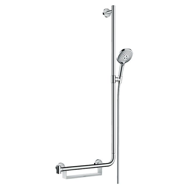 Душевой гарнитур Hansgrohe Raindance Select S 120 EcoSm/U'Comf, настенный, с ручным душем, цвет: хром