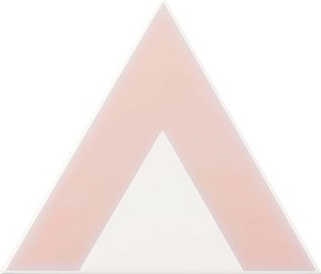 Керамическая плитка Petracers Triangolo Pinco Rosa Su Bianco 17x17