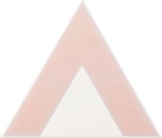 Керамическая плитка Petracers Triangolo Pinco Rosa Su Bianco 17x17