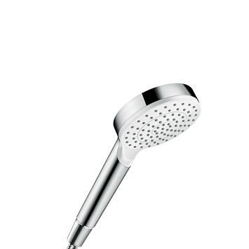 Ручной душ Hansgrohe Crometta, 10см, EcoSm, цвет: хром/белый