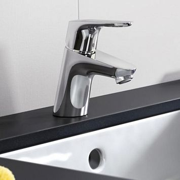 Смеситель для раковины Hansgrohe Focus однорычажный, с цепочкой, цвет: хром