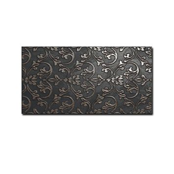 Fondovalle Керамогранитный декор Crystall Decoro Damascato Nero Riv. 30x60