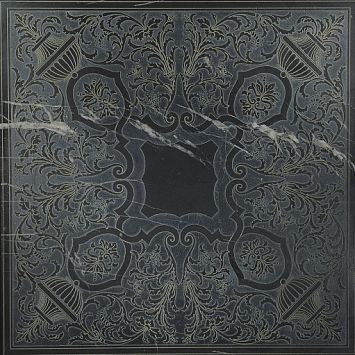 Мраморная плитка Akros Axioma Aeras OLD Nero Marquinia Old 40x40