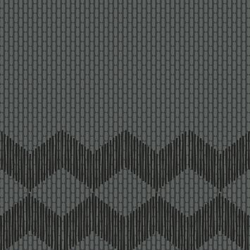 Керамогранит Mutina Tape Zigzag Half Black 20,5x20,5