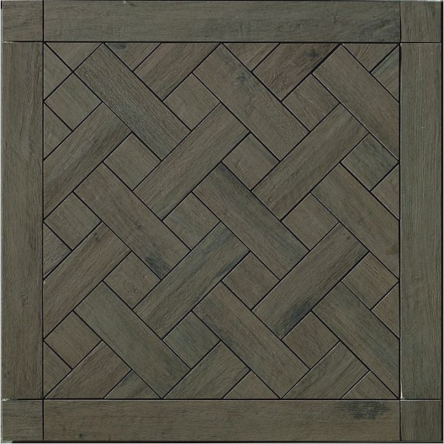 Керамогранит Casalgrande Padana Tavolato Cassettone A Marrone Scuro 60x60