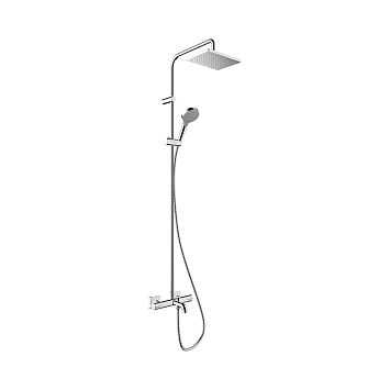 Hansgrohe Vernis Shape Showerpipe 230 1jet EcoSmart с термостатом для ванны хром 26098000