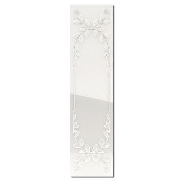 Керамическая плитка LaDiva Сeramiche Elena Boiserie 01 Latte Lucido 20x80