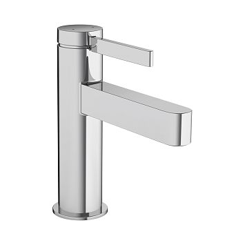 Hansgrohe Finoris Смеситель для раковины однорычажный 100 со сливным клапаном Push-Open хром 76010000