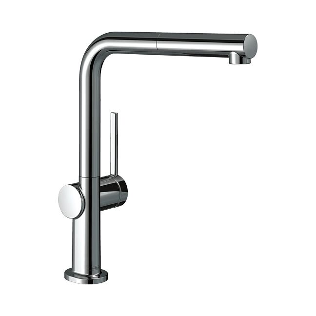 Hansgrohe Talis M54 Кухонный смеситель однорычажный 270 с вытяжным изливом 1jet хром 72808000