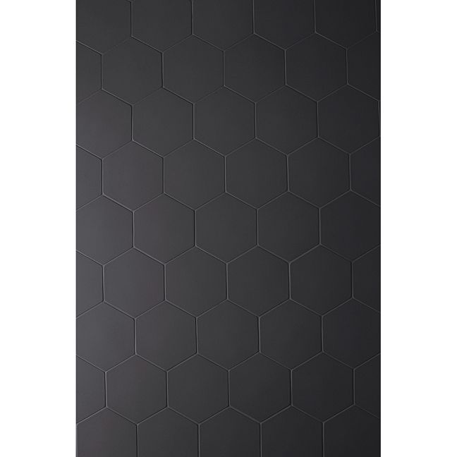 Керамогранит Mutina Phenomenon Hexagon Nero Matt 14,5x16,5