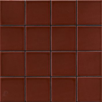 Керамогранит Mutina Din Red Matt 7,4X7,4 Rete 30,2X30,2