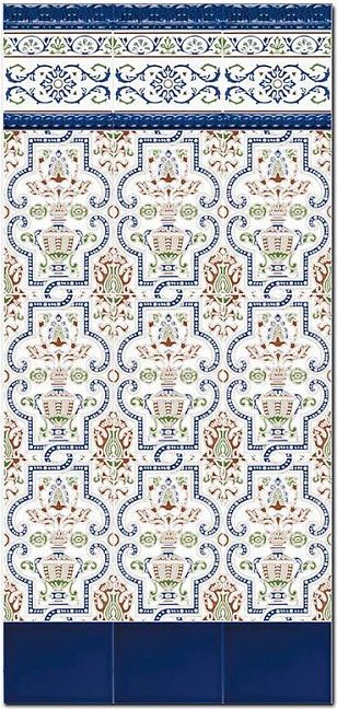 Керамическая плитка Ceramica Ribesalbes Zocalo Triana 20x30