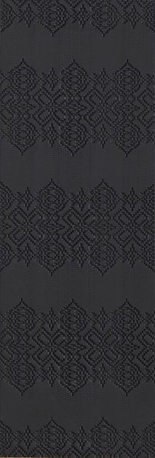 Керамогранит Mutina Bas Relief Garland Relief Nero Matt 18x54