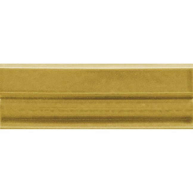 Бордюр Ceramiche Grazia Epoque Finale Diamantato Mustard Craquele 6,5x20