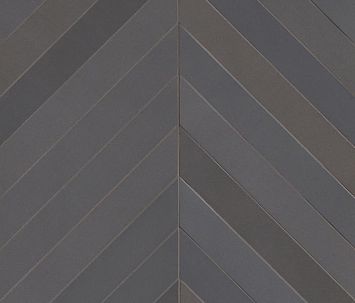 Керамогранит Mutina Mews Chevron Lead 5.5x39.4 см, графитовый