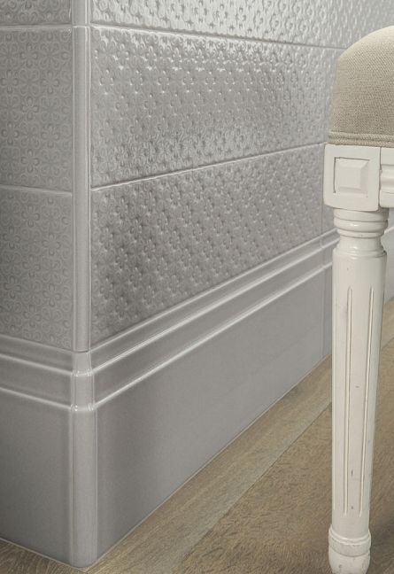 Керамическая плитка Ceramiche Grazia Impressions Bloom White 14x56