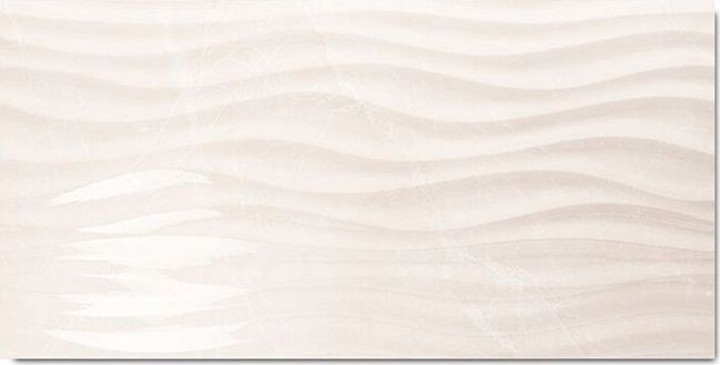 Керамическая плитка Love Ceramic Marble Curl Cream Shine 35x70