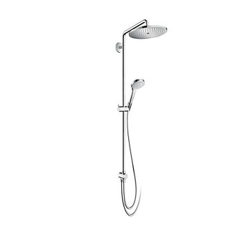 Душевая cистема Hansgrohe Croma Select 280 1jet Reno 28см, с ручным душем, цвет: хром