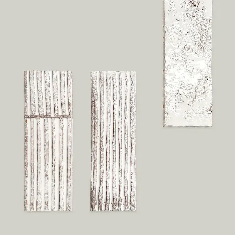 Керамическая плитка Mutina Chamotte Mono Bianco 7,5*22,5