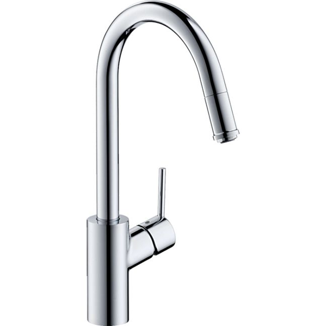 Смеситель для кухни Hansgrohe Talis M52 на 1 отв, поворотный и выдвижной излив, цвет: хром