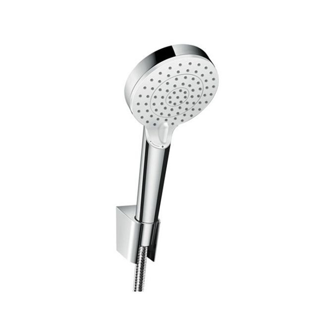 Ручной душ Hansgrohe Crometta Vario Porter, 10см, цвет: хром/белый