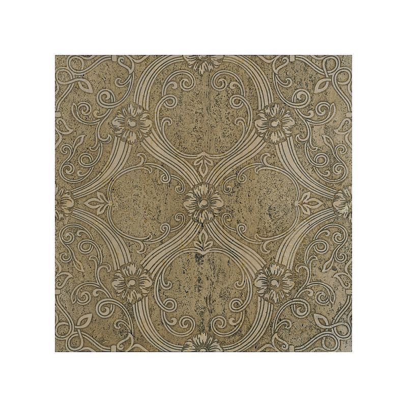 Мраморная плитка Akros Axioma Theikos OLD Travertino Classico 40x40